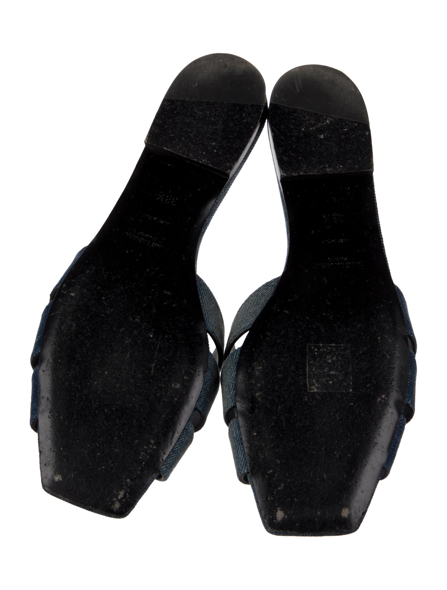 Saint Laurent Denim Slides